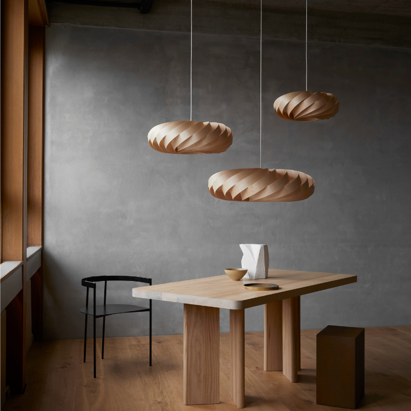 Tom Rossau TR5 Pendant lamps over a table