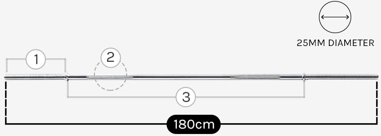 180cm Barbell