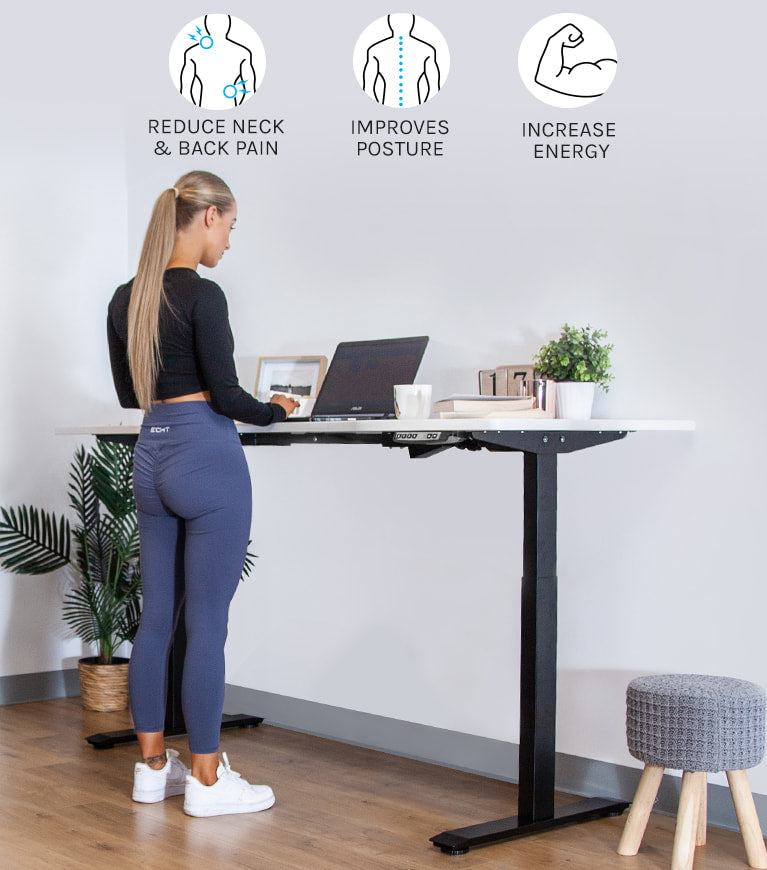 Lifespan Fitness ErgoDesk Electric Dual Motorised Auto Height Adjustable  Desk Sit/Stand 1800mm