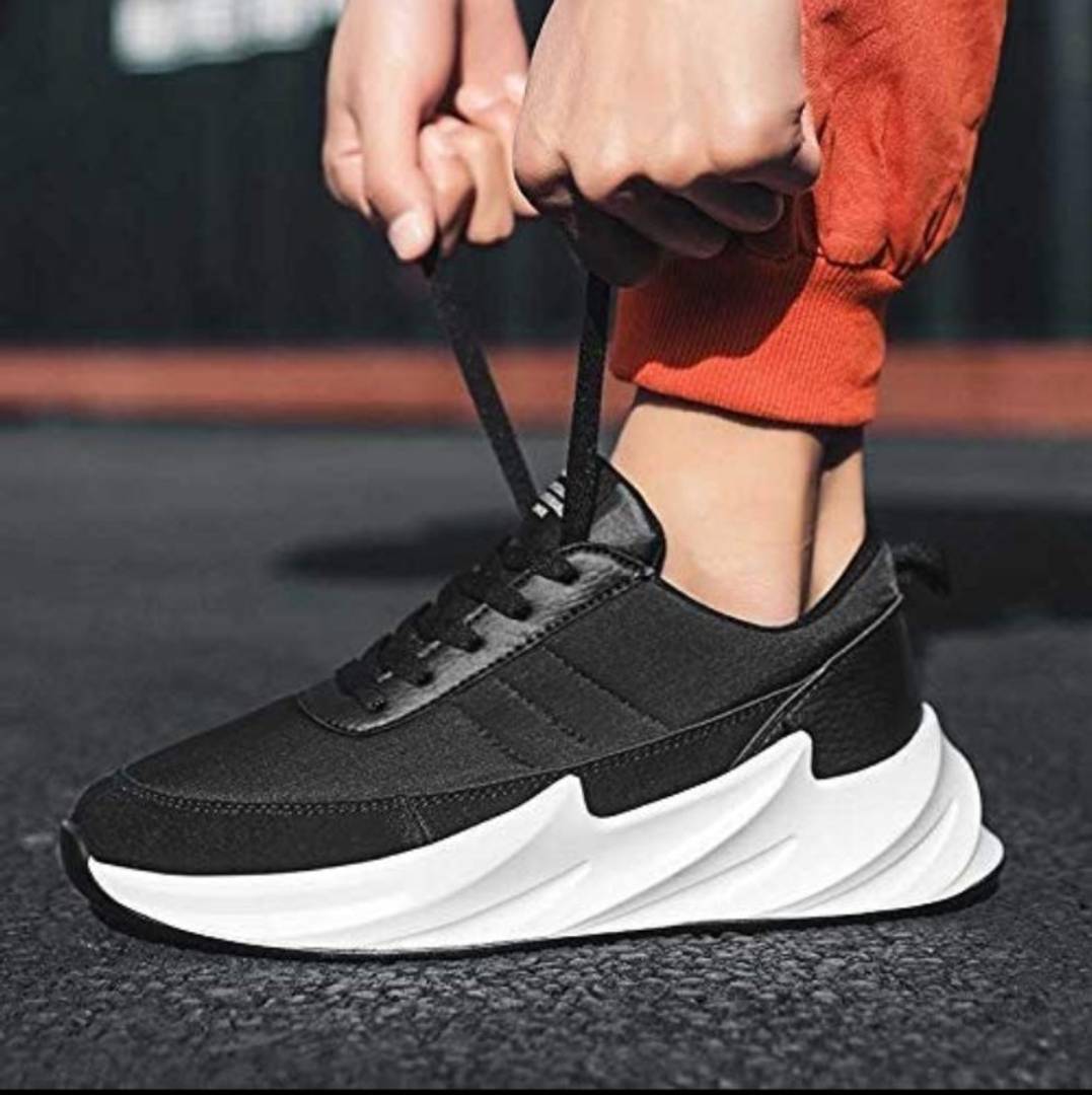 black comfy sneakers