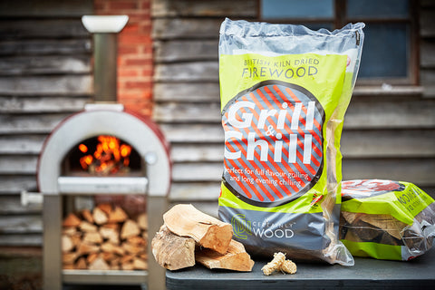 Grill & Chill Kiln Dried Logs: Perfect for Pizza Oven Cooking