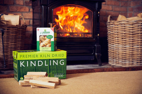 Kiln dried logs, kindling and Flamers natural firelighters