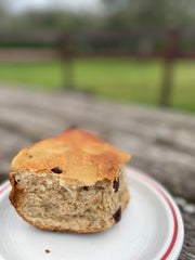 cooking on wood: homemade hot cross buns on the campfire