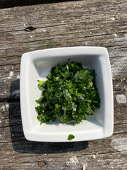 wild garlic pesto for tearing bread