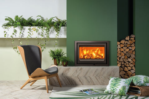 modern eco design woodburner for heating homes