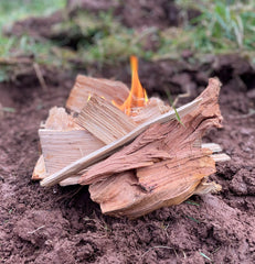 Light a fire with Ready to Burn logs and eco Flamers natural firelighters