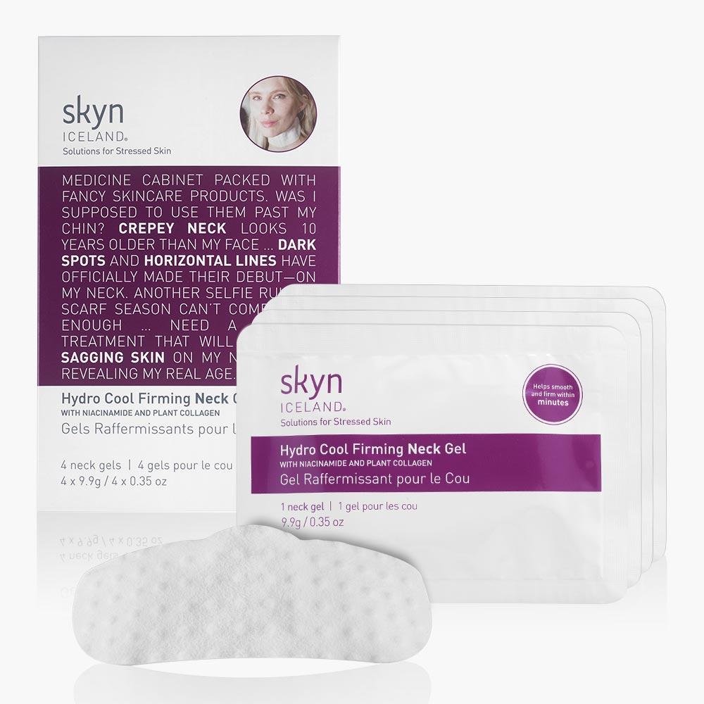 Hydro Cool Firming Neck Gels to lift, tone and firm | Skyn ICELAND LLC