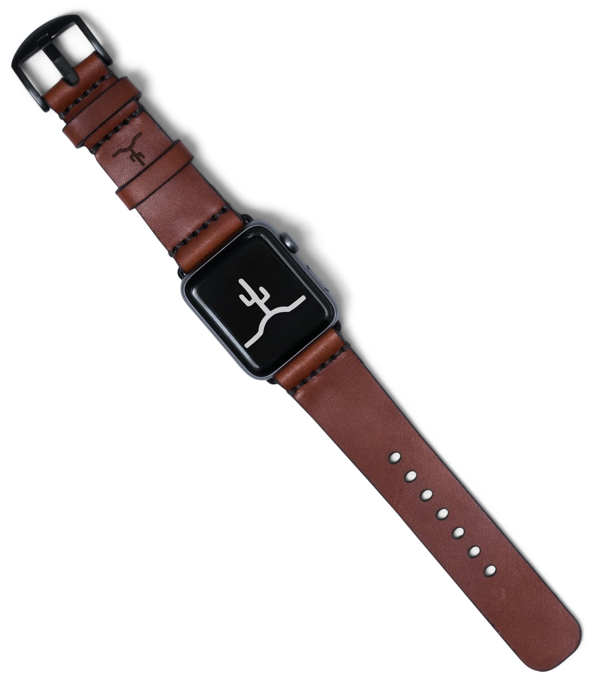 watch with leather strap