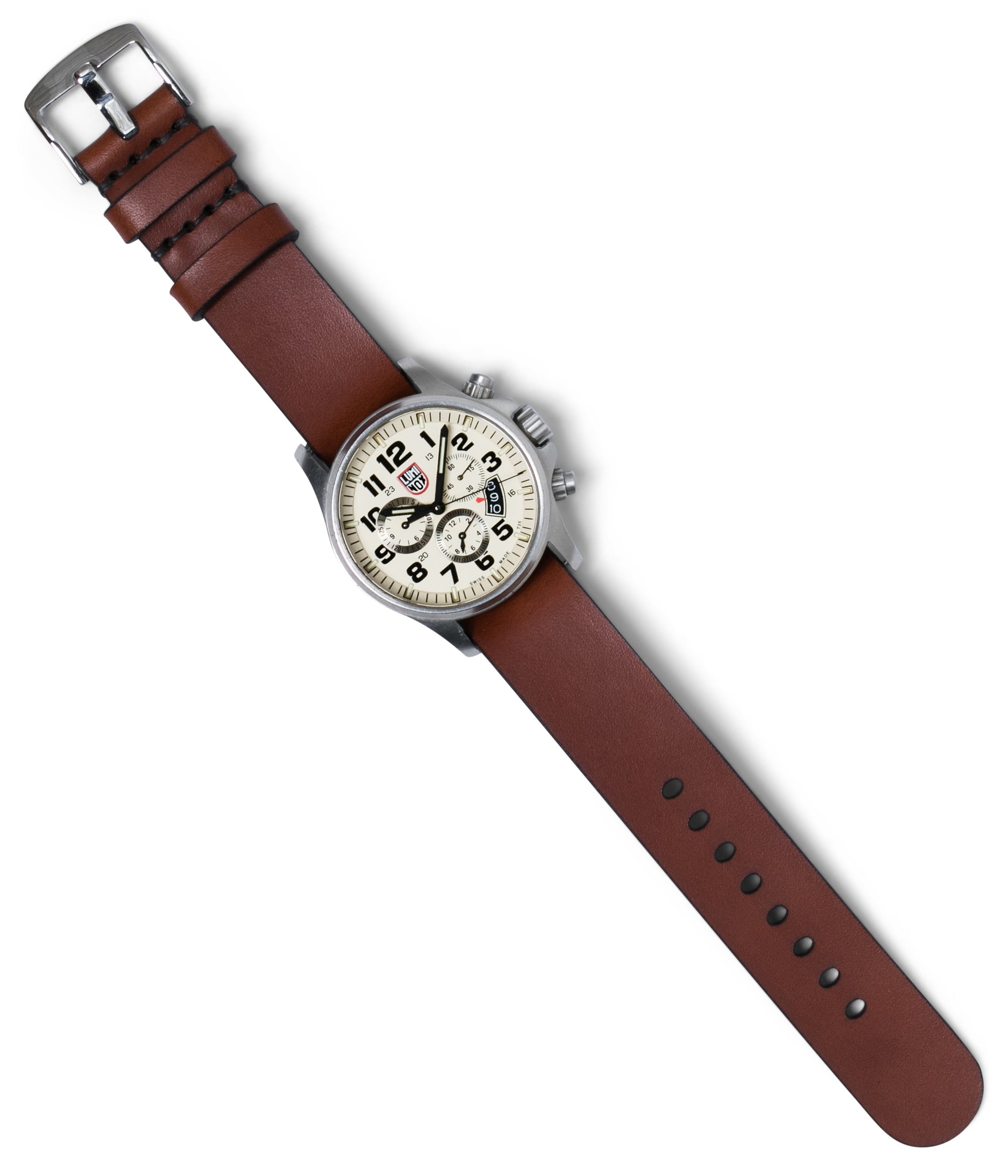 simple leather band watch