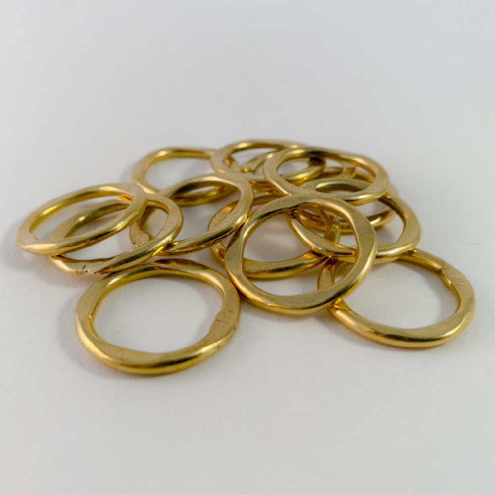 3 Colors Brass Soldered Jump Rings Ring Mixed Color - Temu