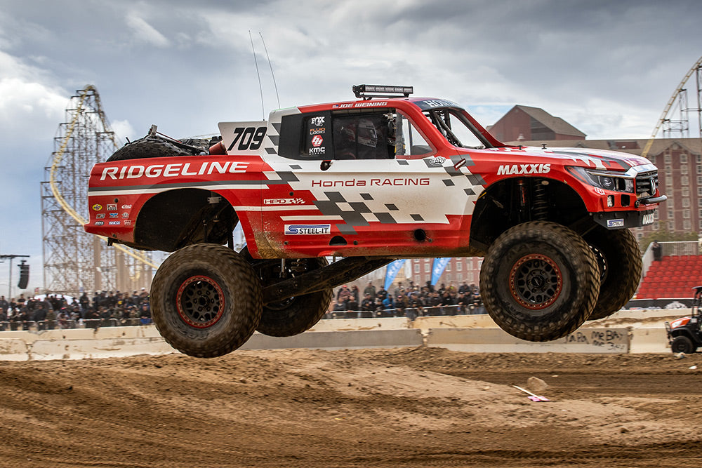 Honda Off-Road, Ethan Ebert, Honda Ridgeline, The Mint 400, Off Road, STEEL-IT, Maxxis Tire, Honda HPD, Bink Designs