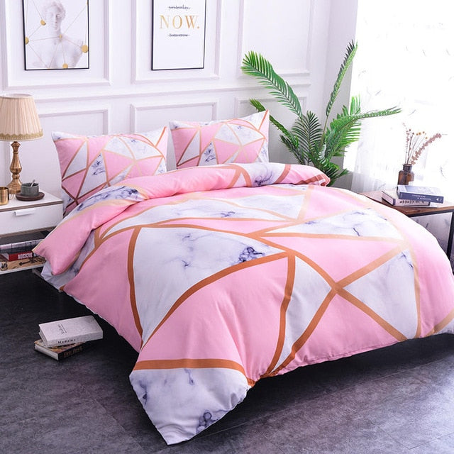 Geometric Bedding Sets 3d Marble The Prana Shop