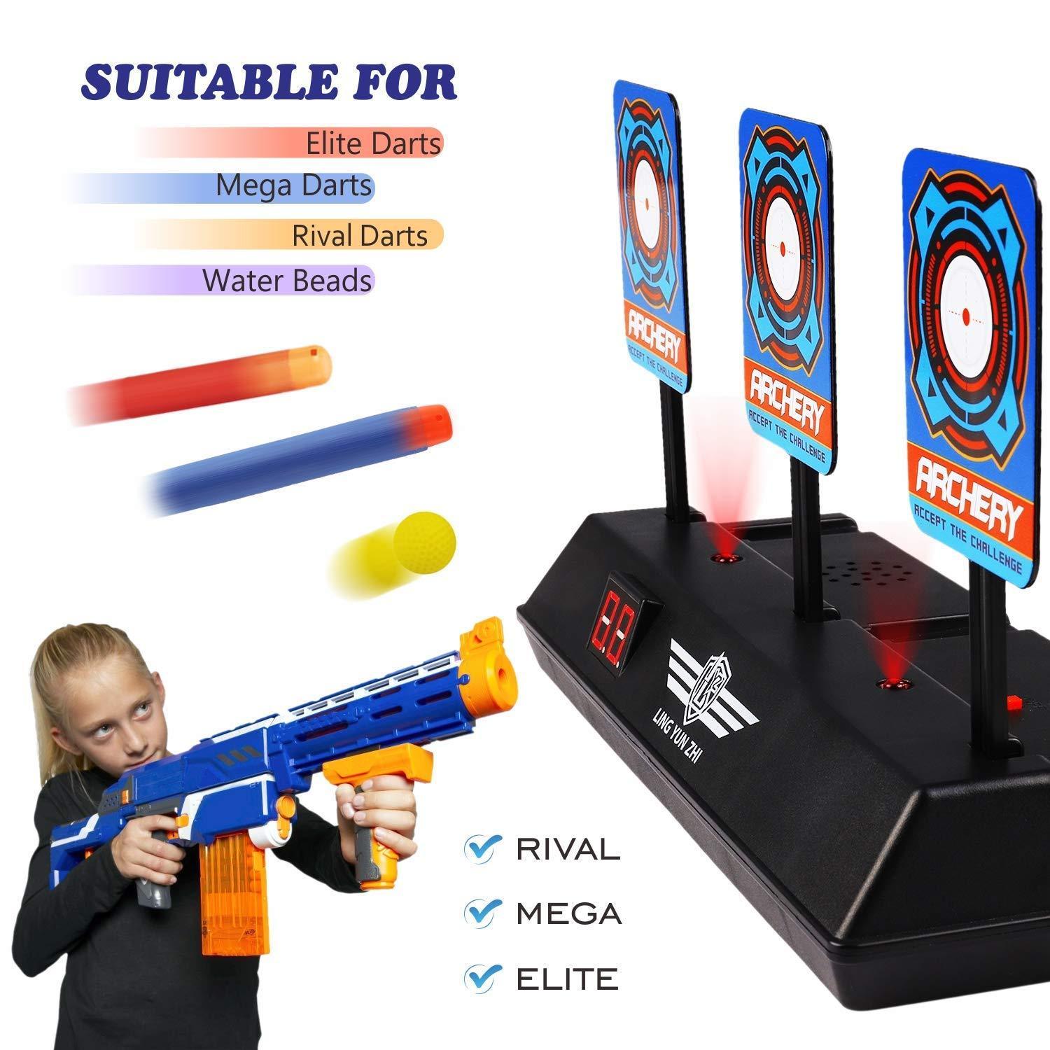 electronic scoring target for nerf