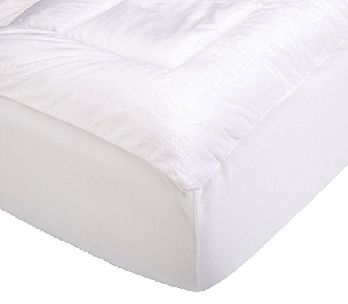 pinzon hypoallergenic overfilled microplush mattress topper