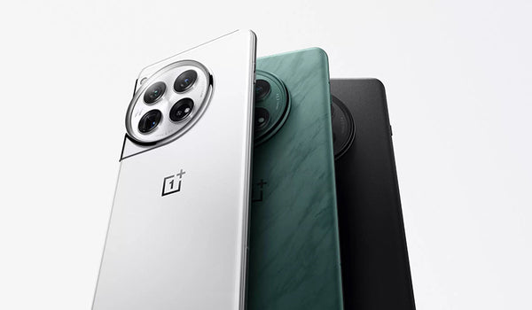 OnePlus 12 nouveaux appareils blanc vert marbre noir