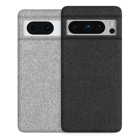 Coque Komodoty Fabric Google Pixel 8 Pro Noir Gris Clair