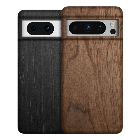 Pixel 8 Pro wood phone case slim unique sustainable walnut wooden design