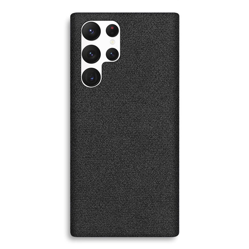 Fabric Samsung Case Mobile Phone Cases Sequoia S22 Ultra Black 