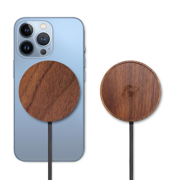 Komodoty - Wood Wireless Charger - Walnut - Komodo - iPhone Wireless Charger