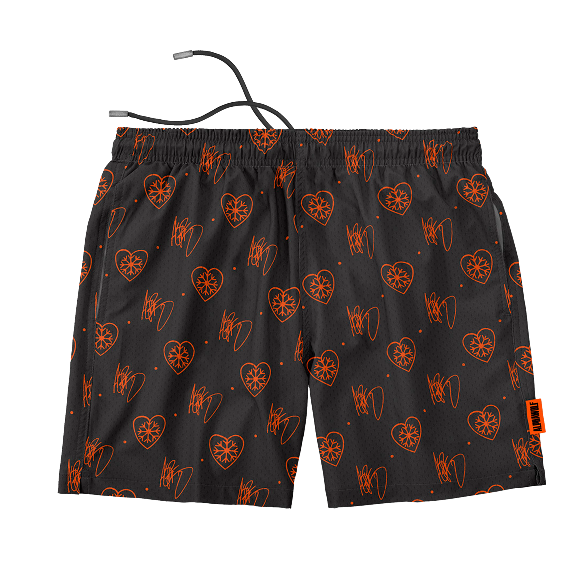 Alpha Wolf - Mesh Shorts - Down Right Merch product image