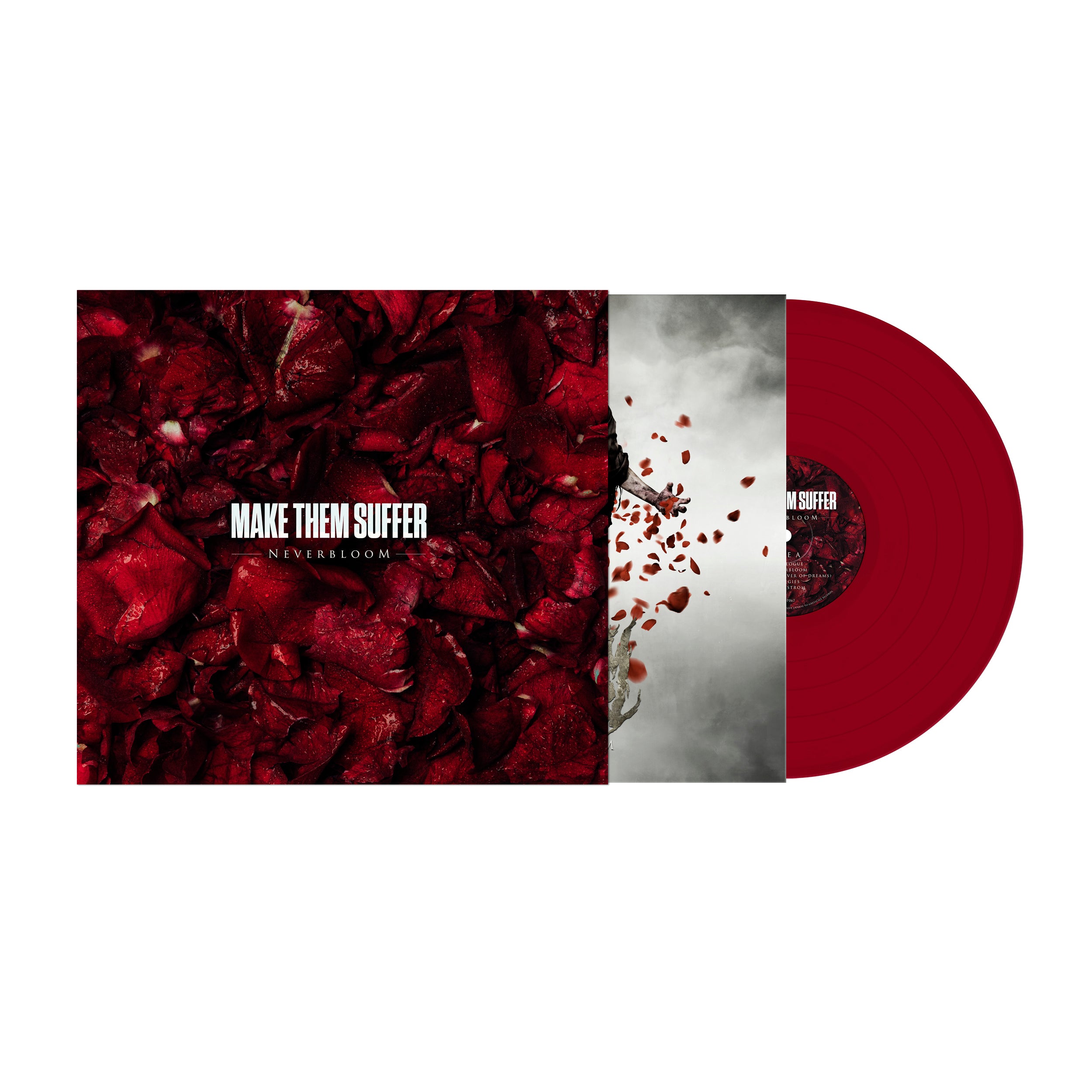 Image of Make Them Suffer - Neverbloom Blood Red Vinyl (US Exclusive) (Pre-Order) o4 LR NEVERBLOOM 