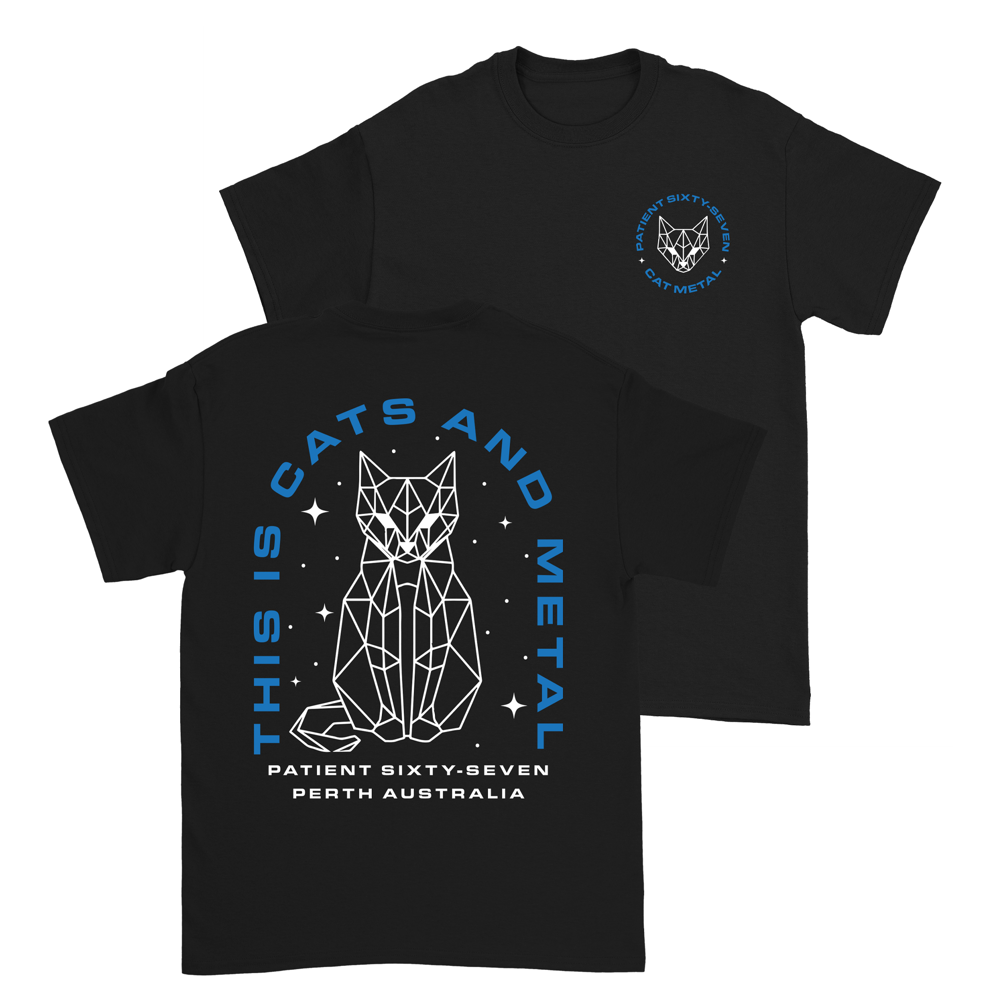 Image of Patient Sixty-Seven - Cat Metal T-Shirt