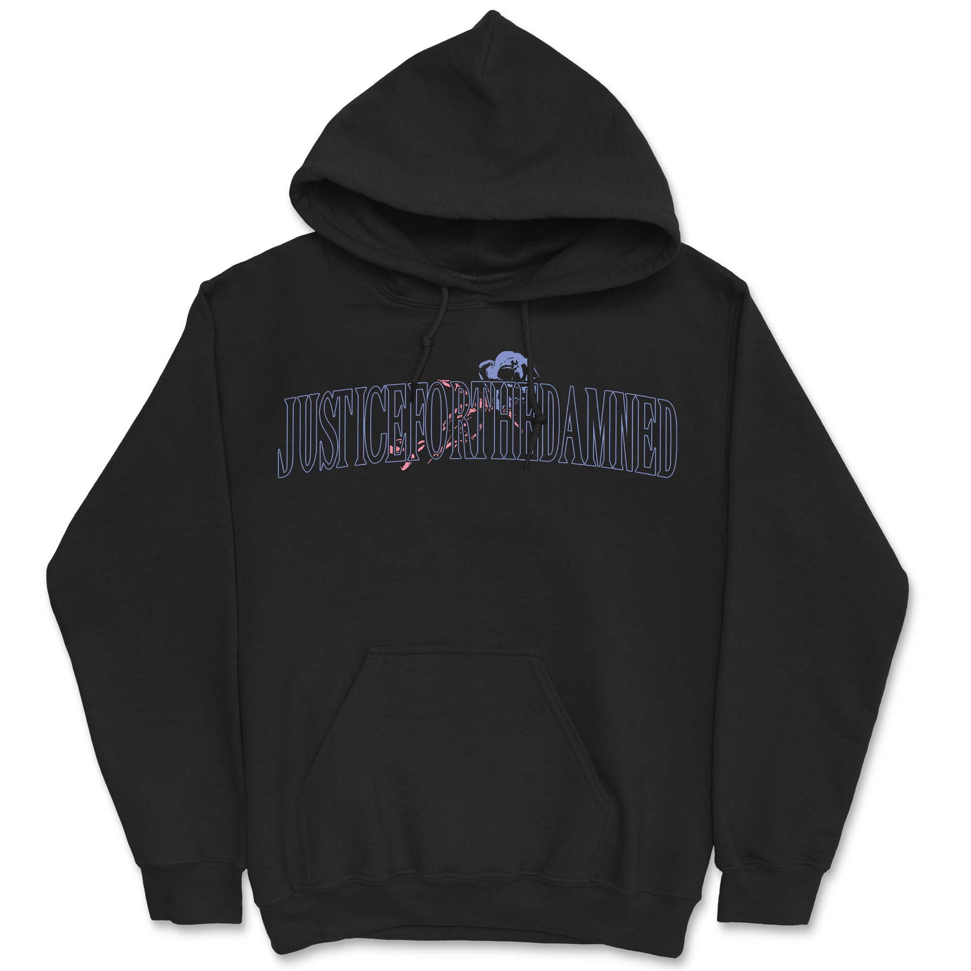Image of Justice For The Damned - Rose Hoodie (Pre-Order)