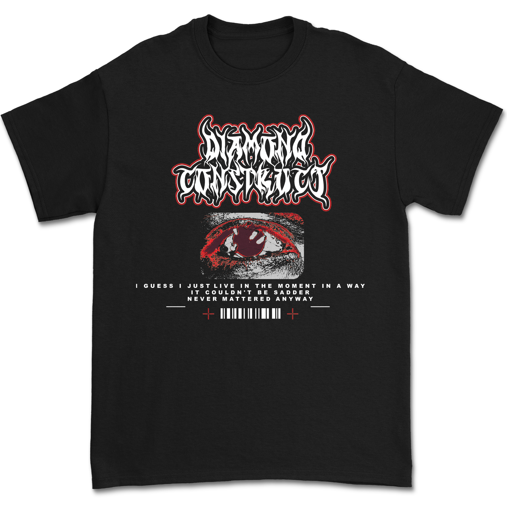 Image of Diamond Construct - Eye Shirt (Pre-Order) IN THE MOMENT IN A WAY 'T BE SADDER TERED ANYWAY 