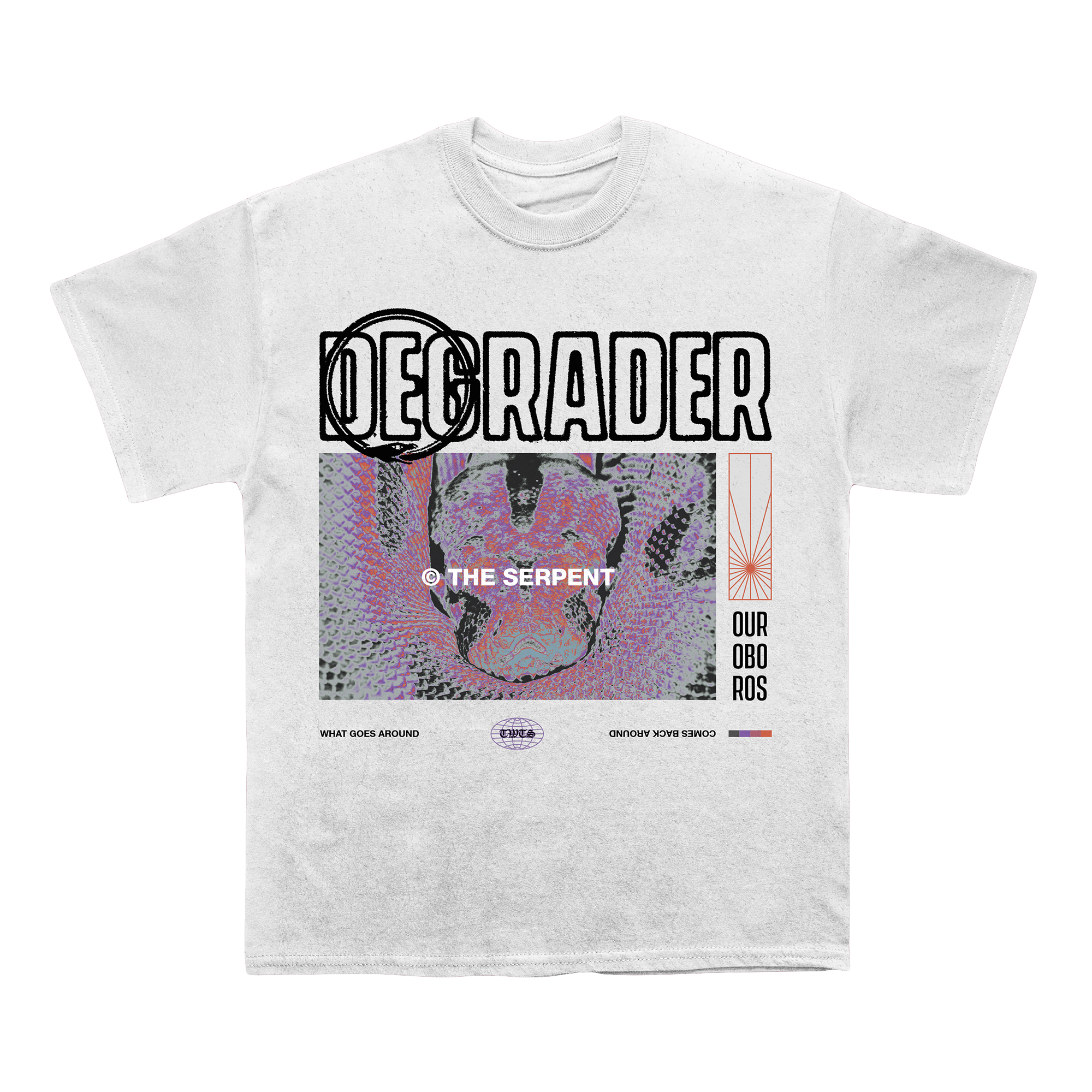 Image of Degrader - "The Serpent" Tee  OUR 0B0 ROS 