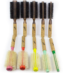 round hair brush set