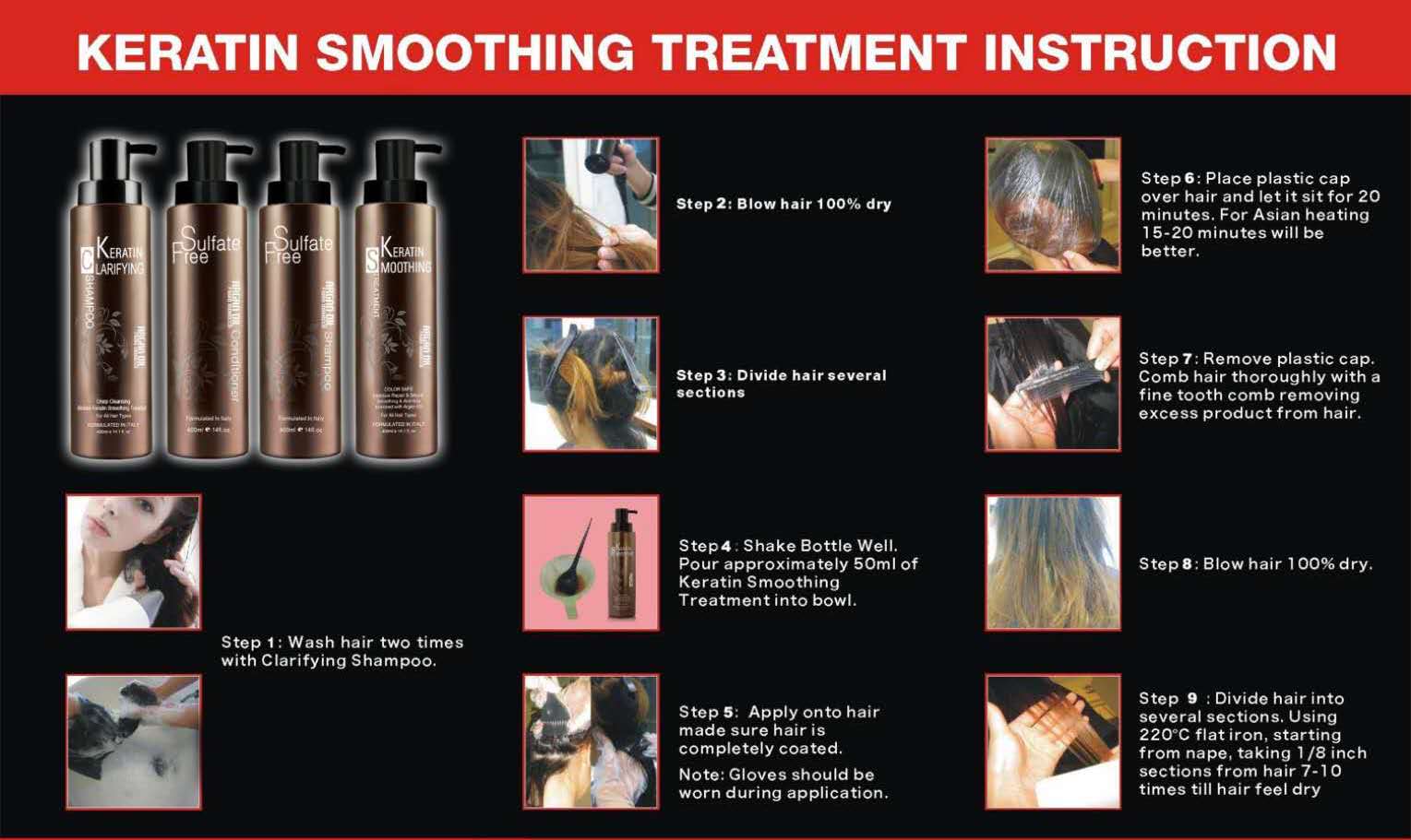 Keratin Smoothing Treatment Elegance Hair Care