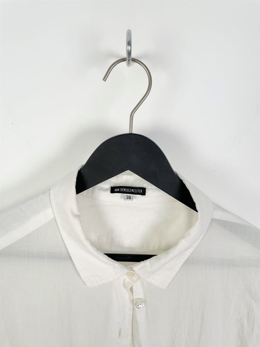 ANN DEMEULEMEESTER 21ss DISTORTION SHIRT eva.gov.co