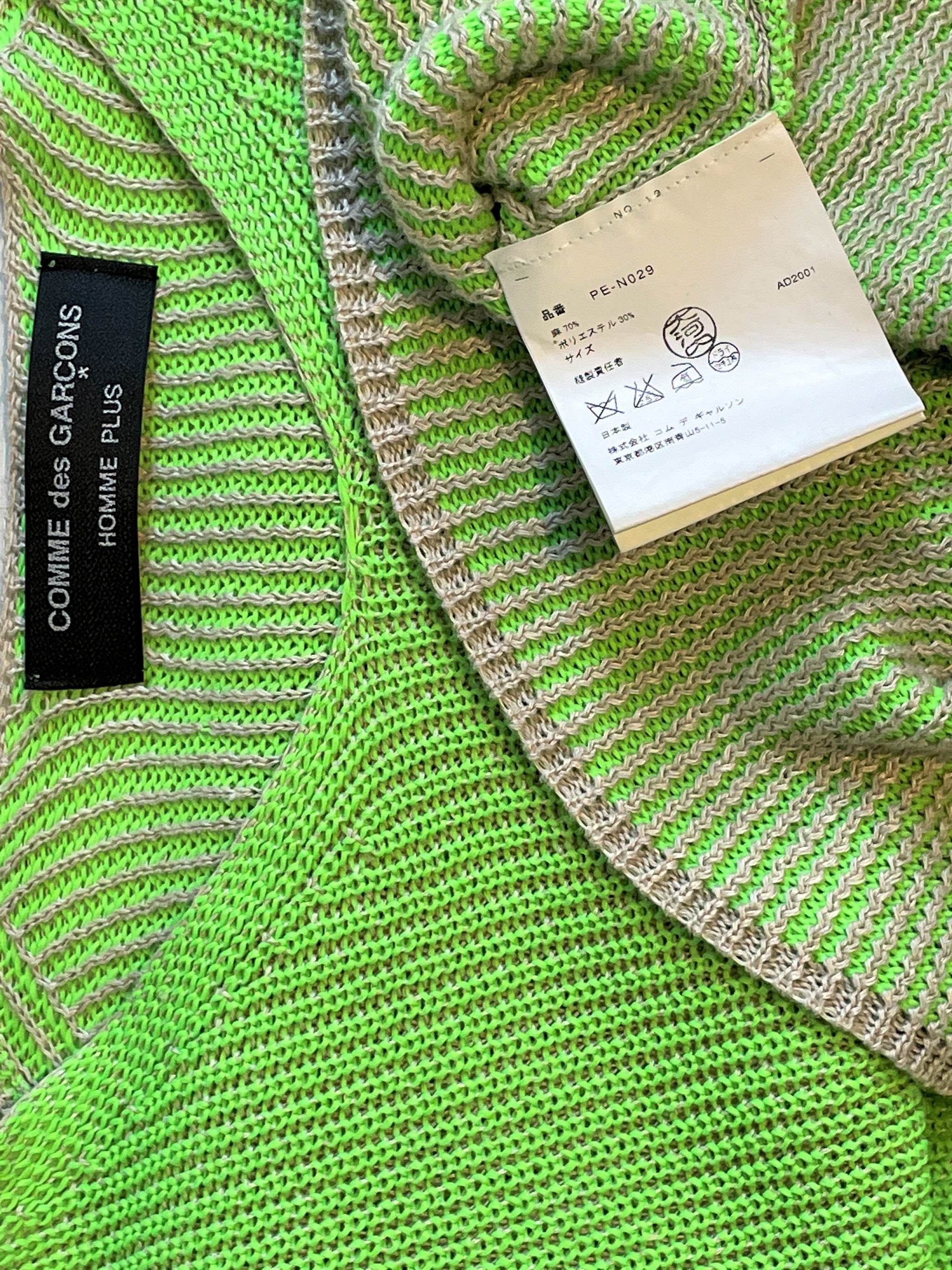 Commes des Garçons Homme Plus 2001 Knit Linen-Blend Sweater - Faulkner