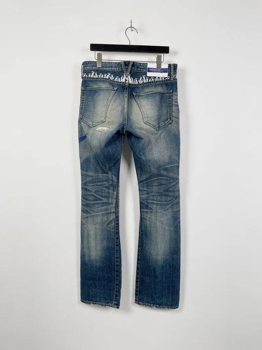 Denim by Vanquish & Fragment Straight-Leg Selvedge Jeans