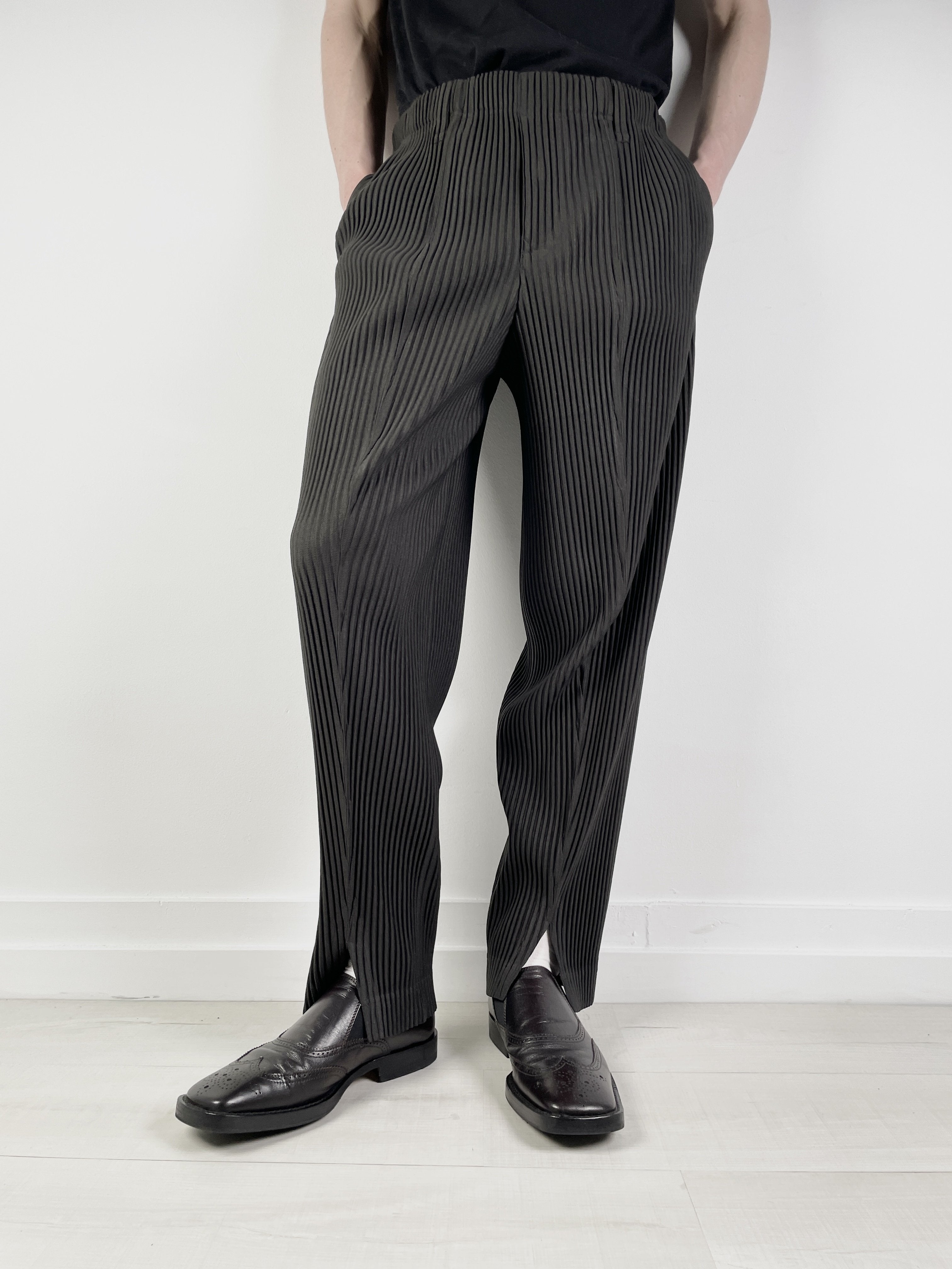 teloplan Poldi Pleats Pants / Black 試着のみ | www.fleettracktz.com