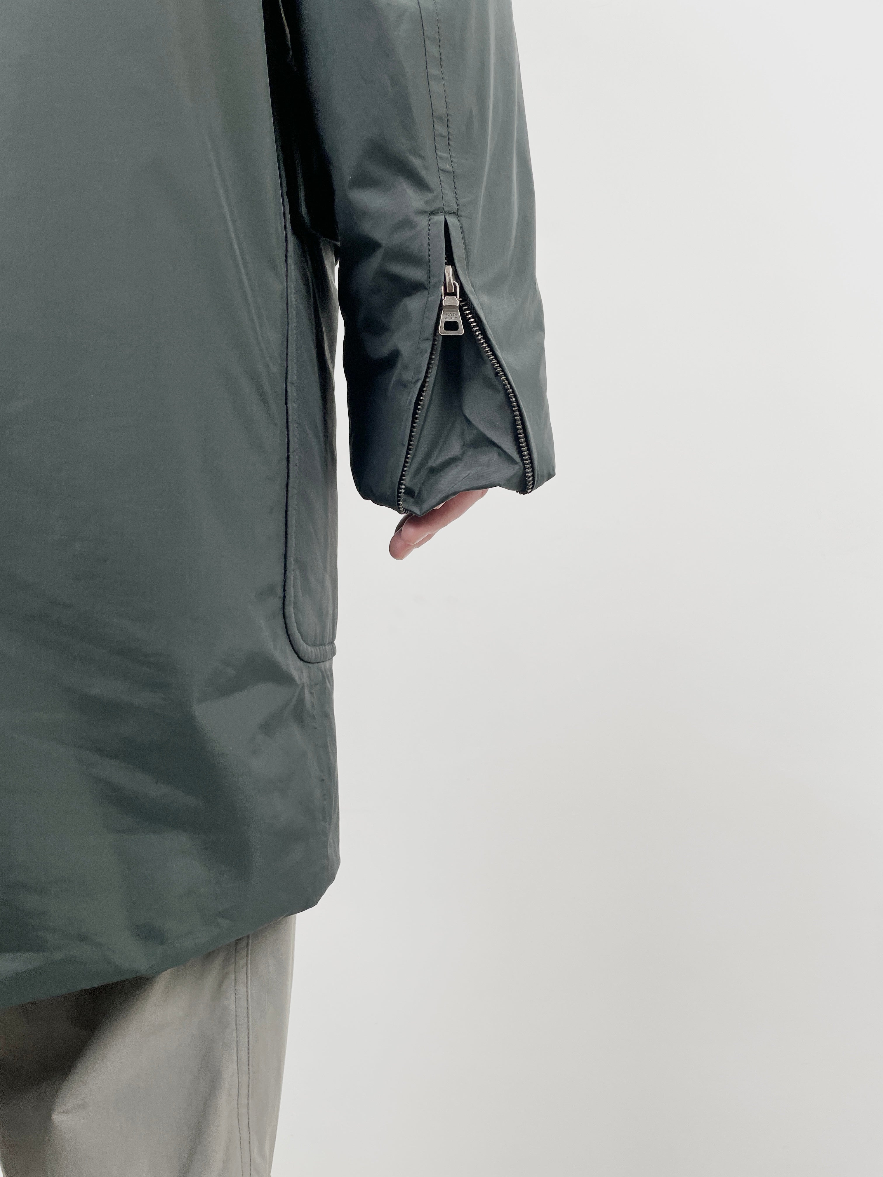 Prada Sport '90s Goretex Insulated Coat with Shearling Collar