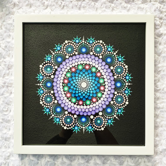 Dot Art Mandala 12x12 Canvas 