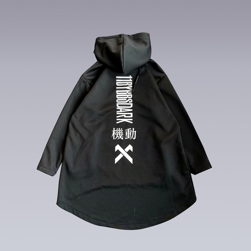 black ninja hoodie