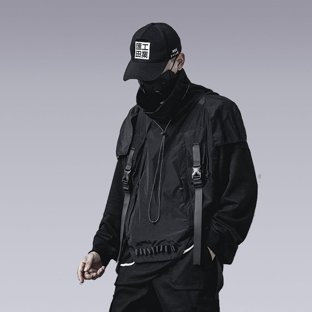 HOODED FUNCTIONAL TECHWEAR VEST | CLOTECHNOW