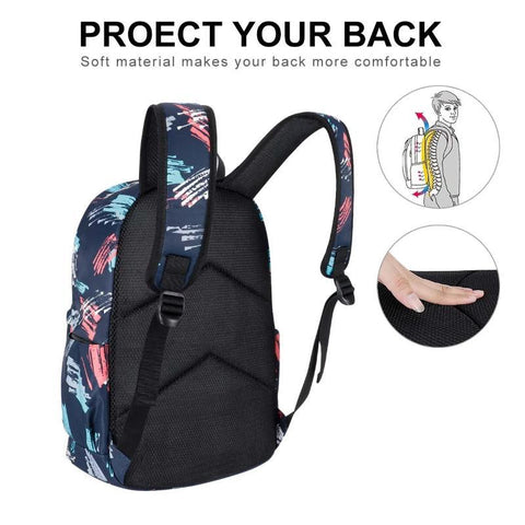 KAMO School Bag  Fashion Printed Backpack  Waterproof Travel Bag