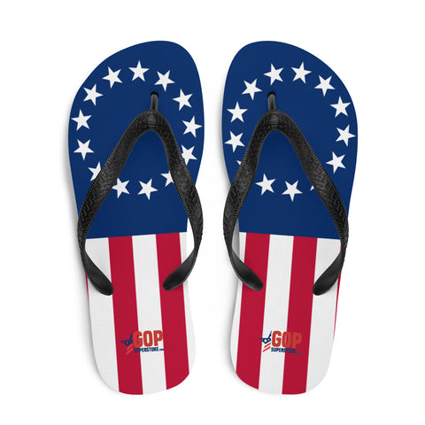 betsy ross flip flops