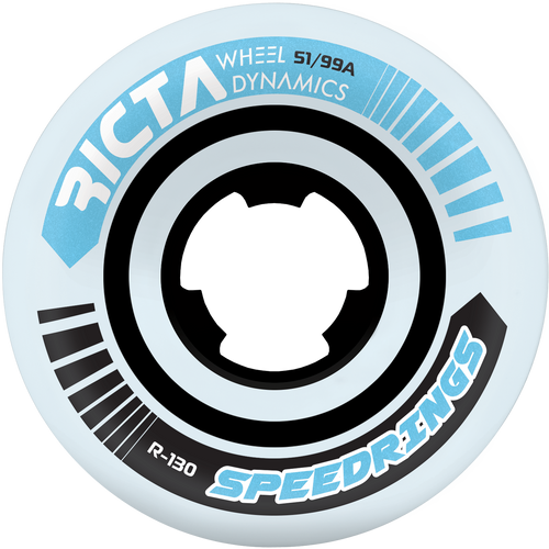 Ricta Speedrings 53mm 99a White Skateboard Wheels | Zumiez