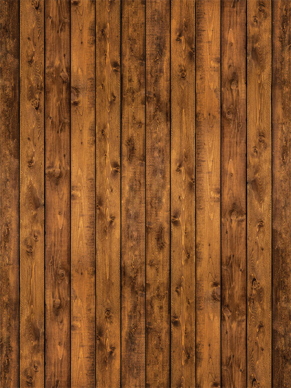 Brown Hardwood Photography Floor Drop - Denny Manufacturing