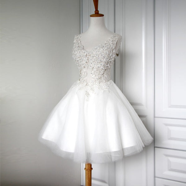 Short wedding dress