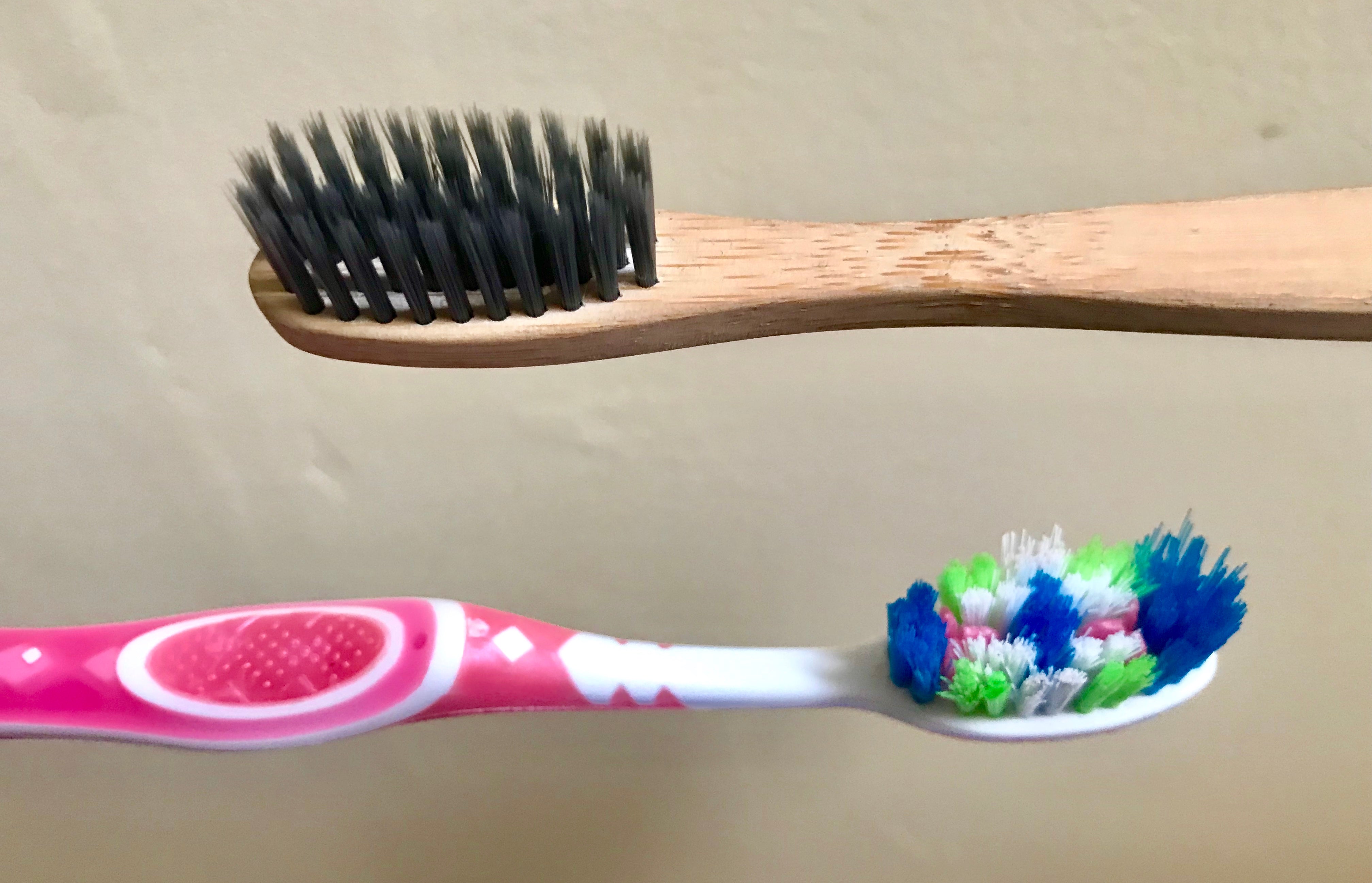 organic toothbrush vs plastic toothbrush