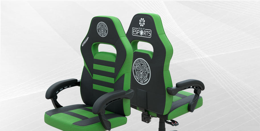 Celtic Gaming Chair Player Series back to back