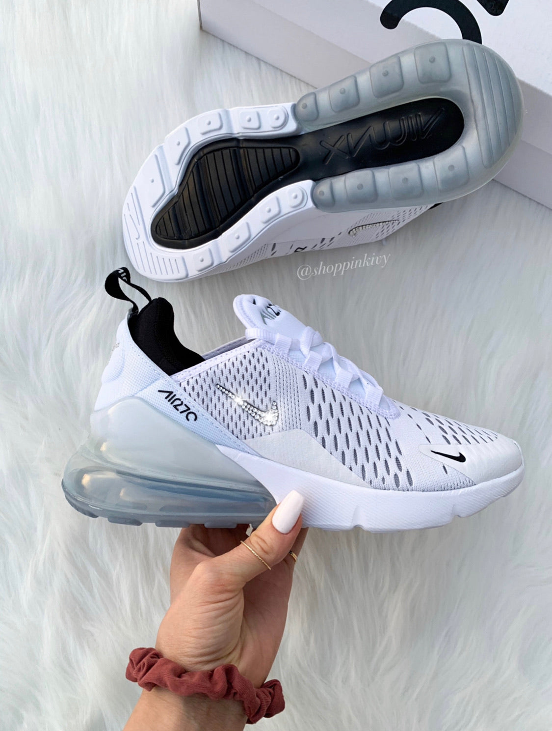 all white nike air max 270