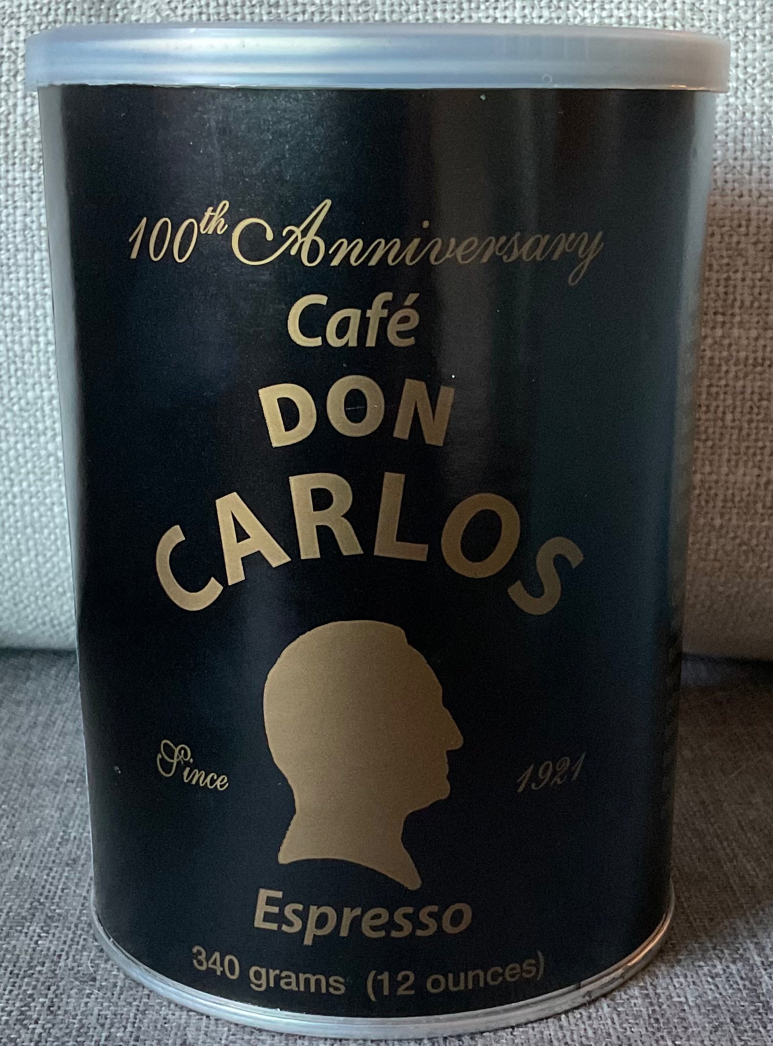 Cafe Don Carlos Espresso Ground Coffee (12 oz can)