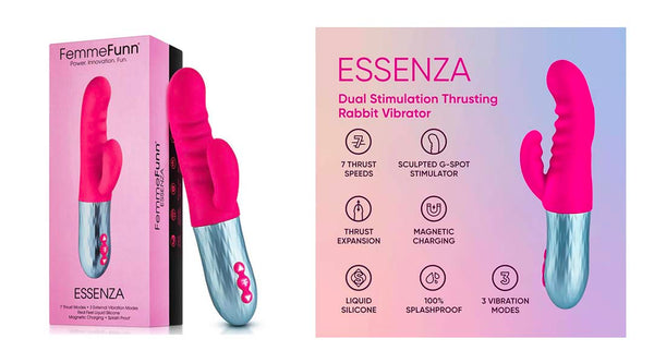 FemmeFunn's Essenza Thrusting Vibrator for Newside's Top 5 Thrusting Vibrators