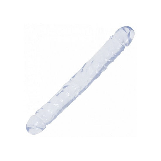 Crystal Jellies - Transparant Dubbele Dildo 12 inch (30 cm)-Toys-Doc Johnson-Newside